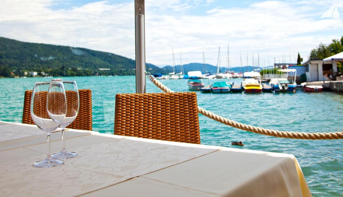 Hotel-Restaurant "Veldener Traumschiff" Direkt Am See In 2Min Im Zentrum เวลเดน อัม เวิร์ทเทอร์ซี ภายนอก รูปภาพ