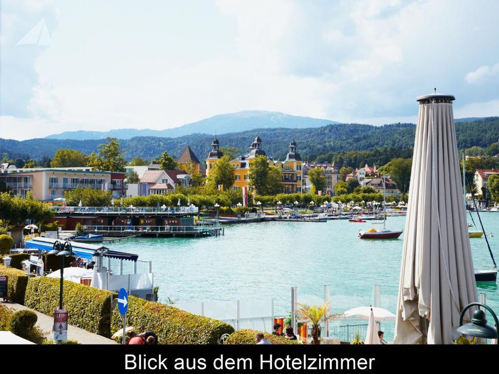 Hotel-Restaurant "Veldener Traumschiff" Direkt Am See In 2Min Im Zentrum เวลเดน อัม เวิร์ทเทอร์ซี ภายนอก รูปภาพ